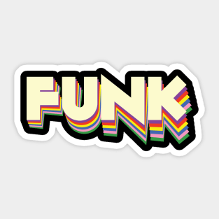 FUNK (Light Print) Sticker